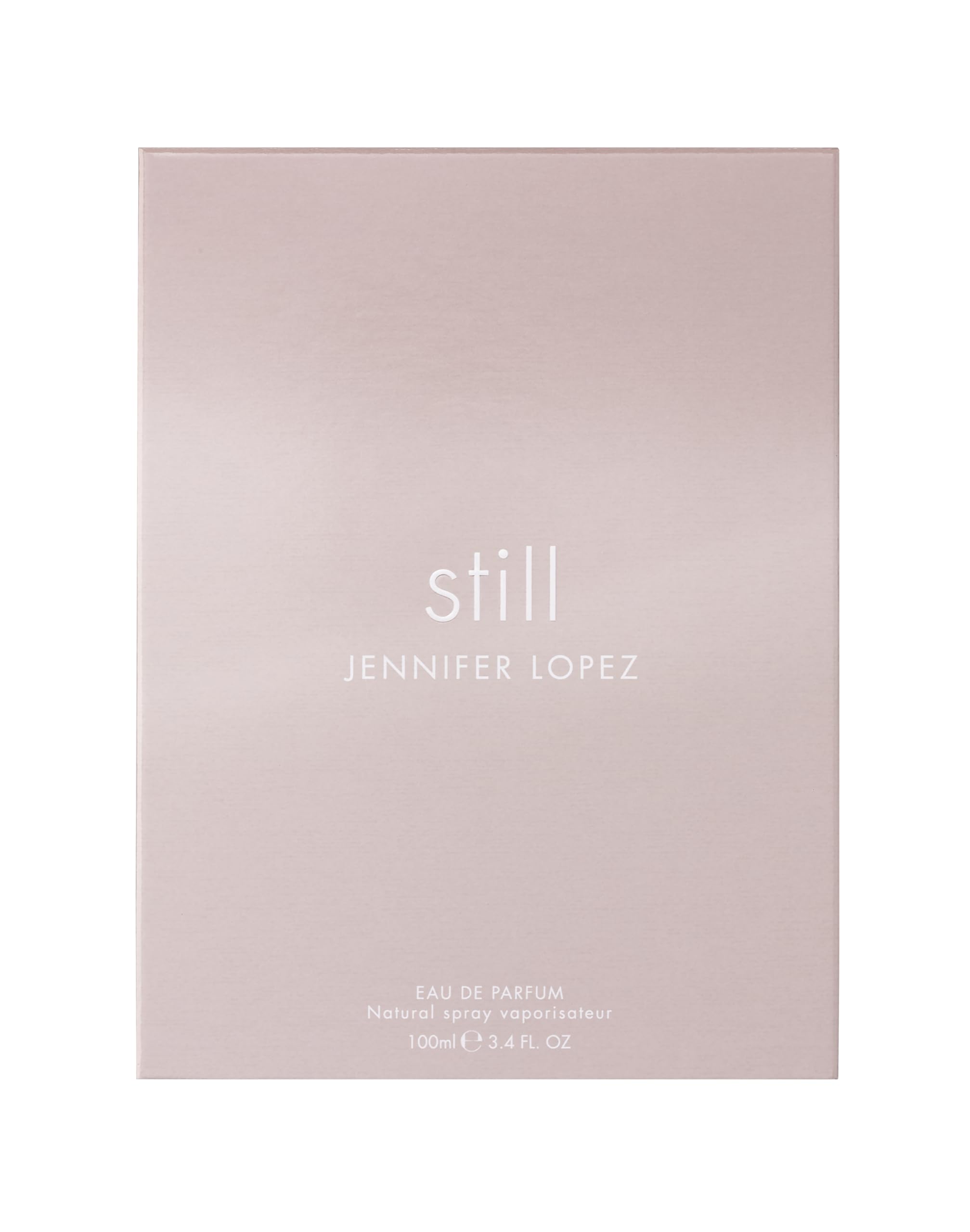 Still de Jennifer López, caja de empaque elegante para regalo.