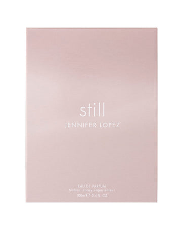 Still de Jennifer López, caja de empaque elegante para regalo.