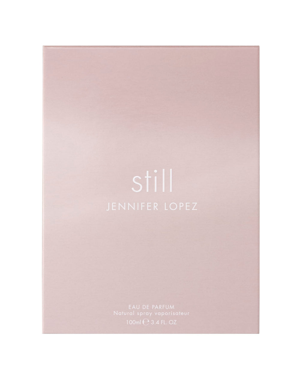 Still de Jennifer López, caja de empaque elegante para regalo.