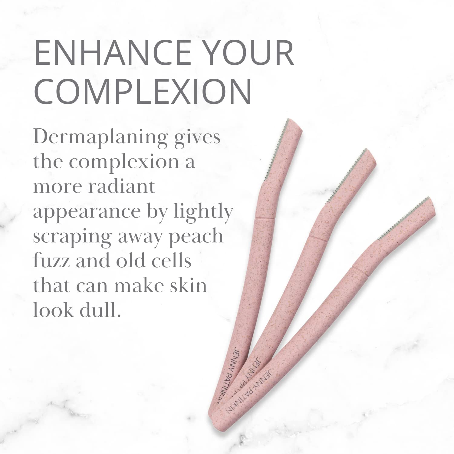 Jenny Patinkin Dermaplaning Set Detalle Mango: mango sostenible para cuidado responsable