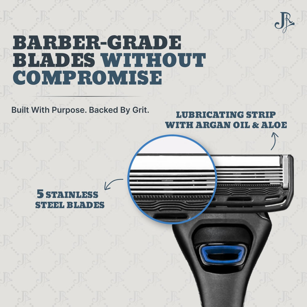 Jeremy's Razors: lubricante con argán y aloe para deslizamiento suave.