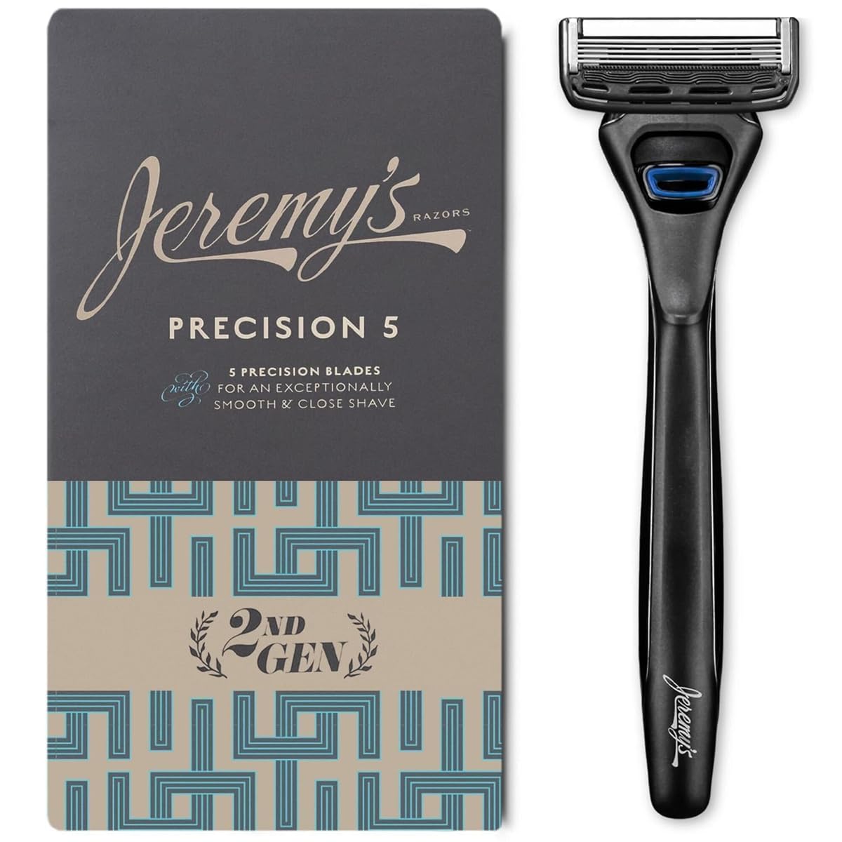Jeremy's Razors: precisión de 5 hojas para un afeitado suave en rostro y cuerpo.