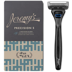 Jeremy's Razors: precisión de 5 hojas para un afeitado suave en rostro y cuerpo.
