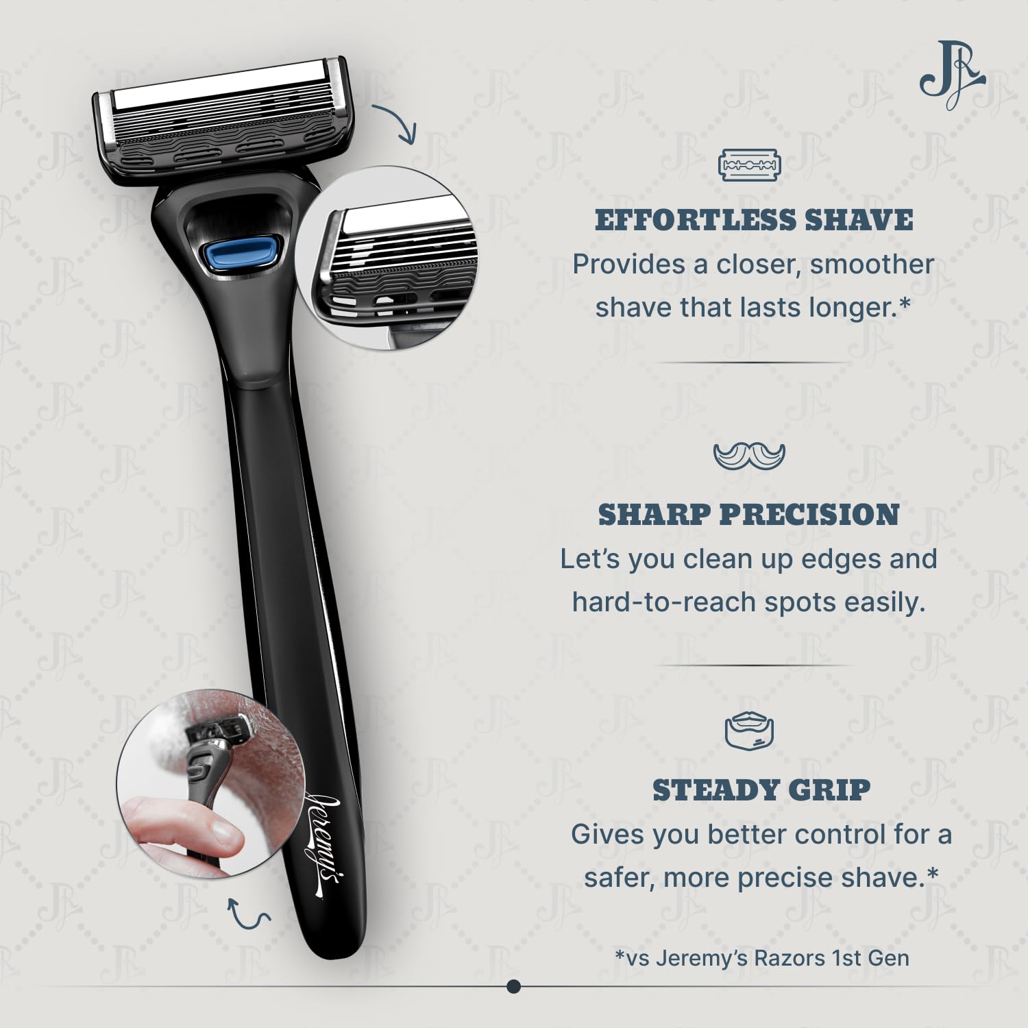 Jeremy's Razors: trimmer preciso para líneas limpias y detalles.