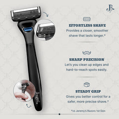 Jeremy's Razors: trimmer preciso para líneas limpias y detalles.