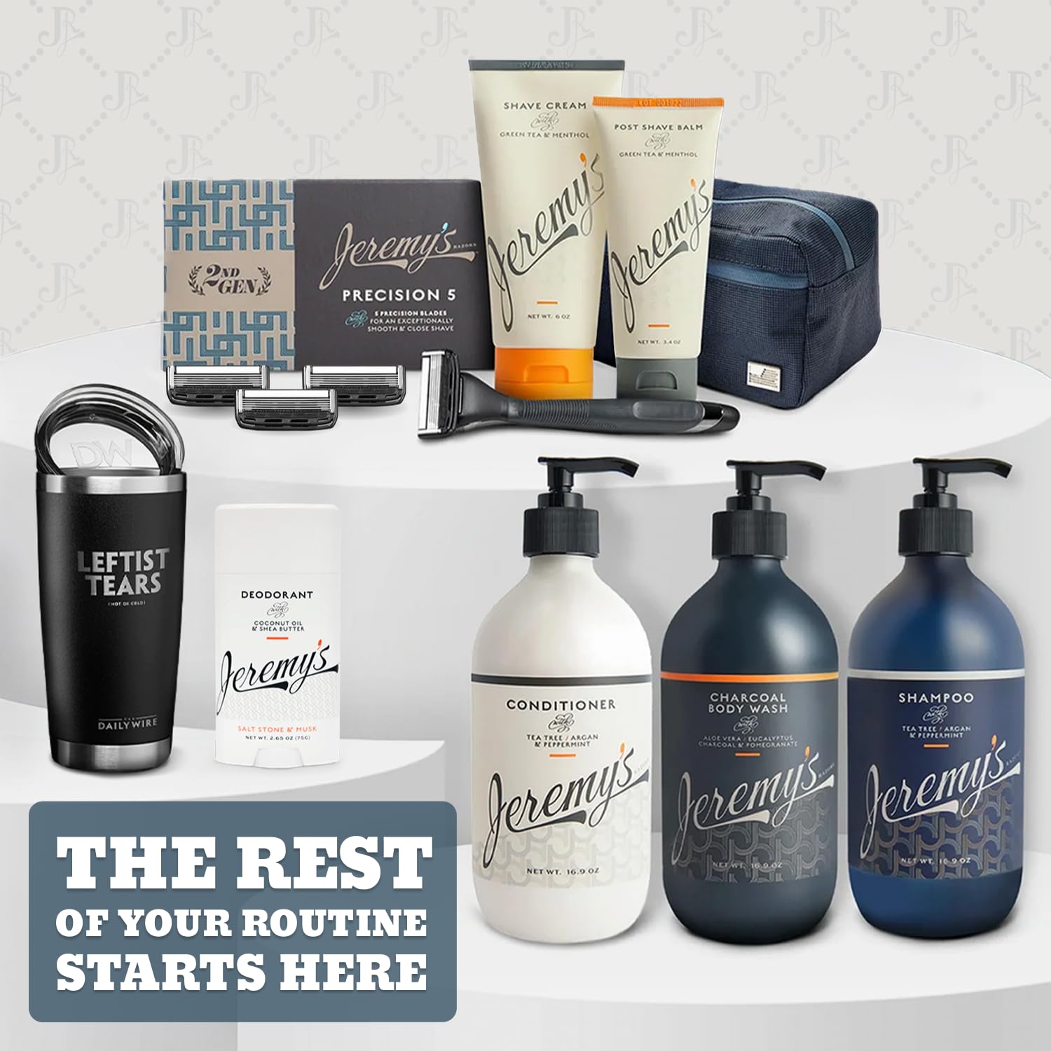 Jeremy's Razors: uso en cara, cabeza y cuerpo con diseño de cabezal adaptable.