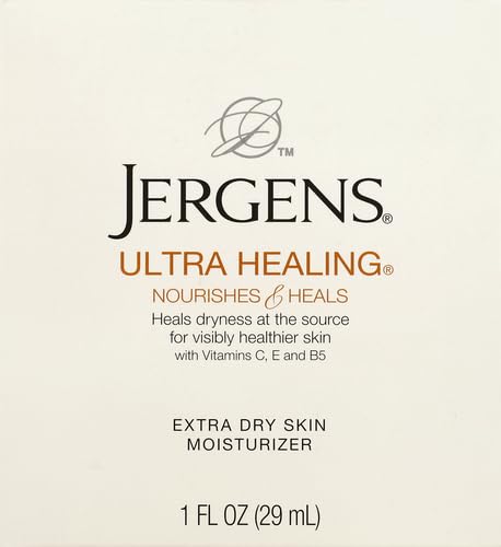 Textura suave de loción Jergens Ultra Healing en la piel