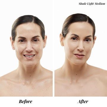 Ingredientes de cuidado de la piel en MagicMinerals AirBrush Foundation con activos beneficiosos.