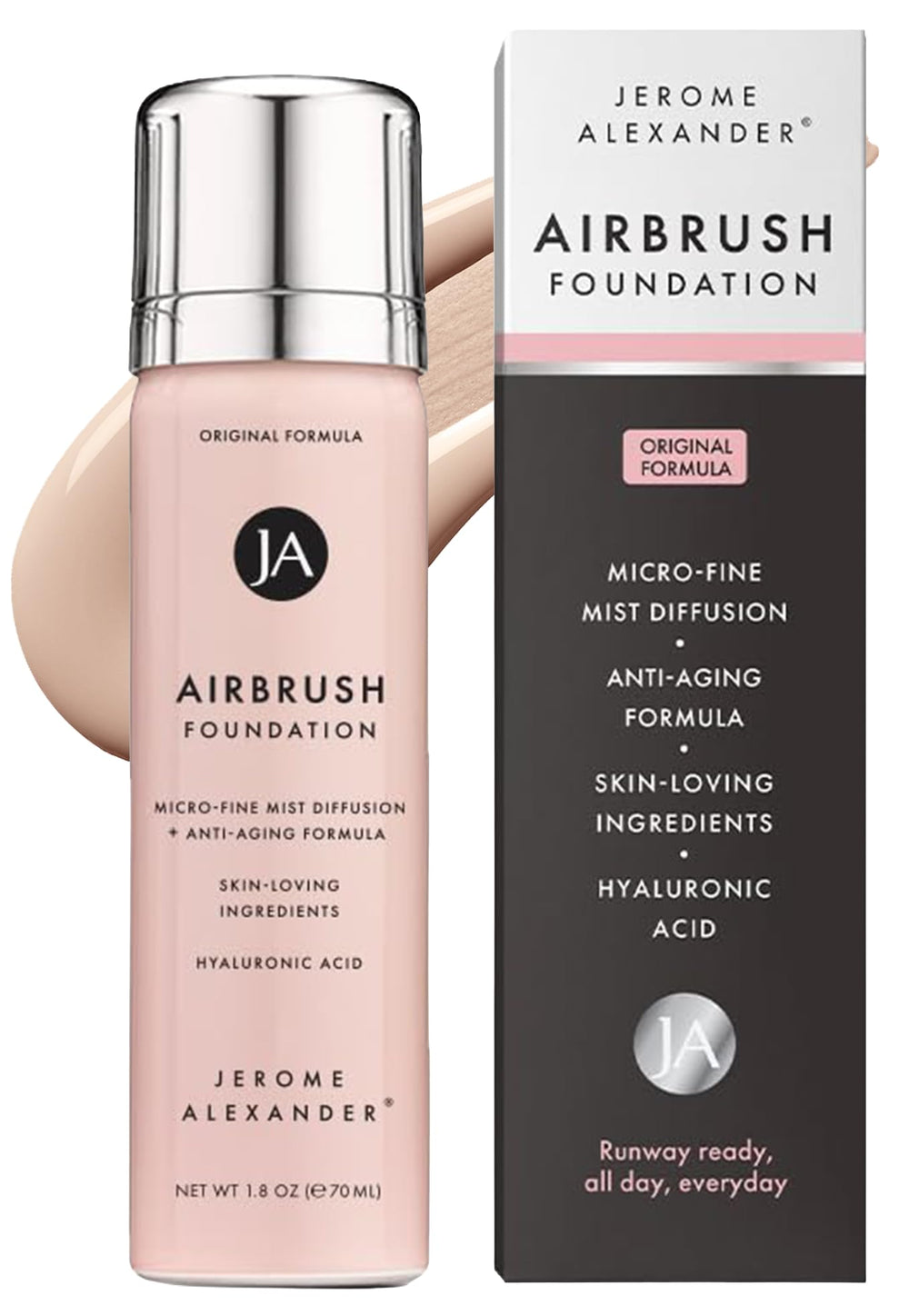 Jerome Alexander MagicMinerals, frasco con niebla microfina para cobertura uniforme.