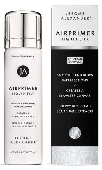 Jerome Alexander MagicMinerals LiquidSilk Air Primer rociado suave para base uniforme y poros menos visibles
