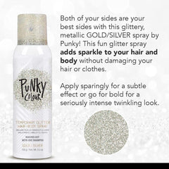 Punky Glitter plata de Jerome Russell en spray, acabado brillante y ligero.