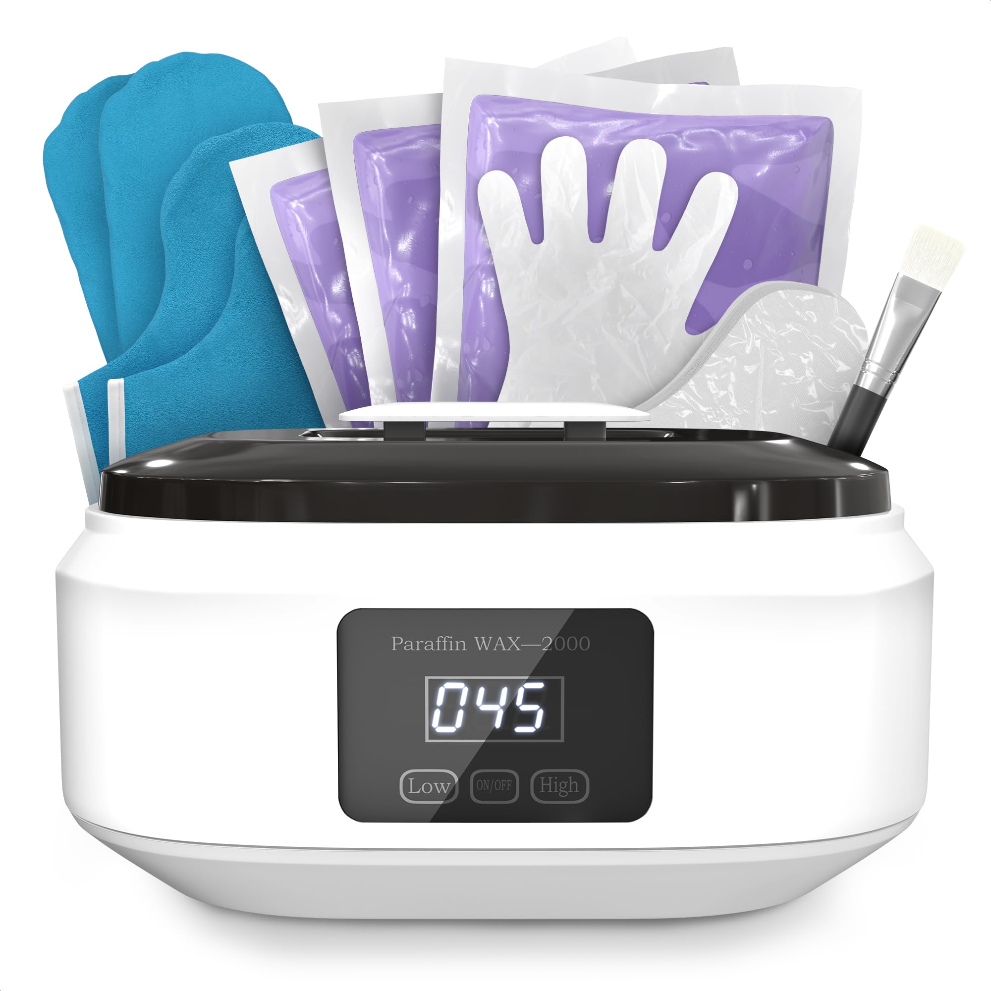 Jerrybox parafina-manos-pies-3400ml, uso en spa en casa para suavizar la piel
