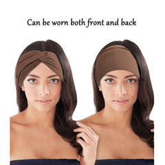 Jesries bandas-cabello-ancha-03: tela suave y transpirable para uso prolongado.