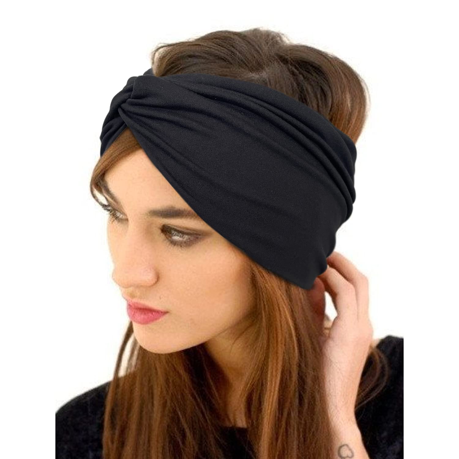 Jesries bandas-cabello-ancha-05: colores variados para looks cotidianos.