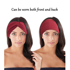 Jesries diadema diseño cruzado aporta estilo casual a cualquier conjunto.