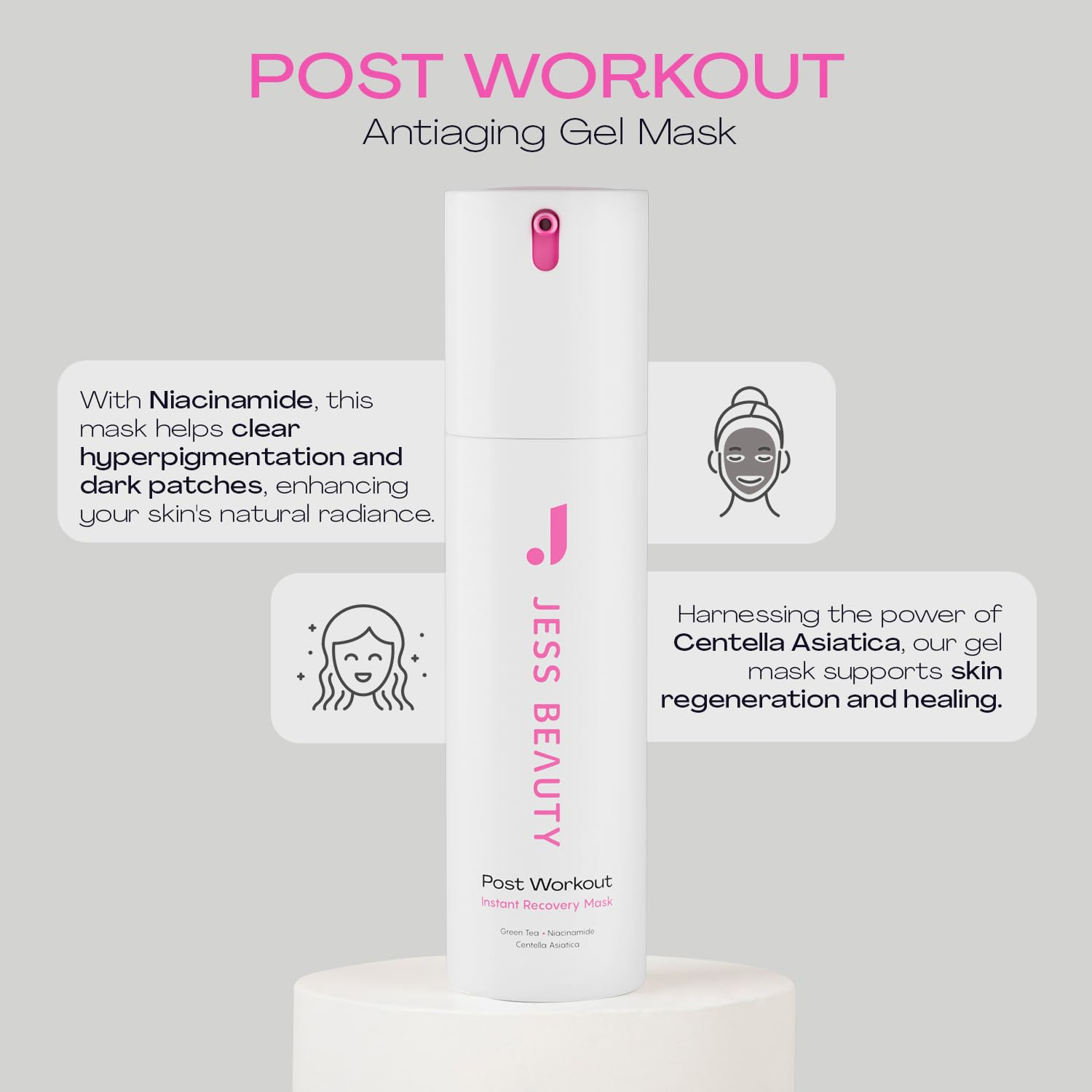JESS BEAUTY té verde antioxidante protege la piel tras el ejercicio.