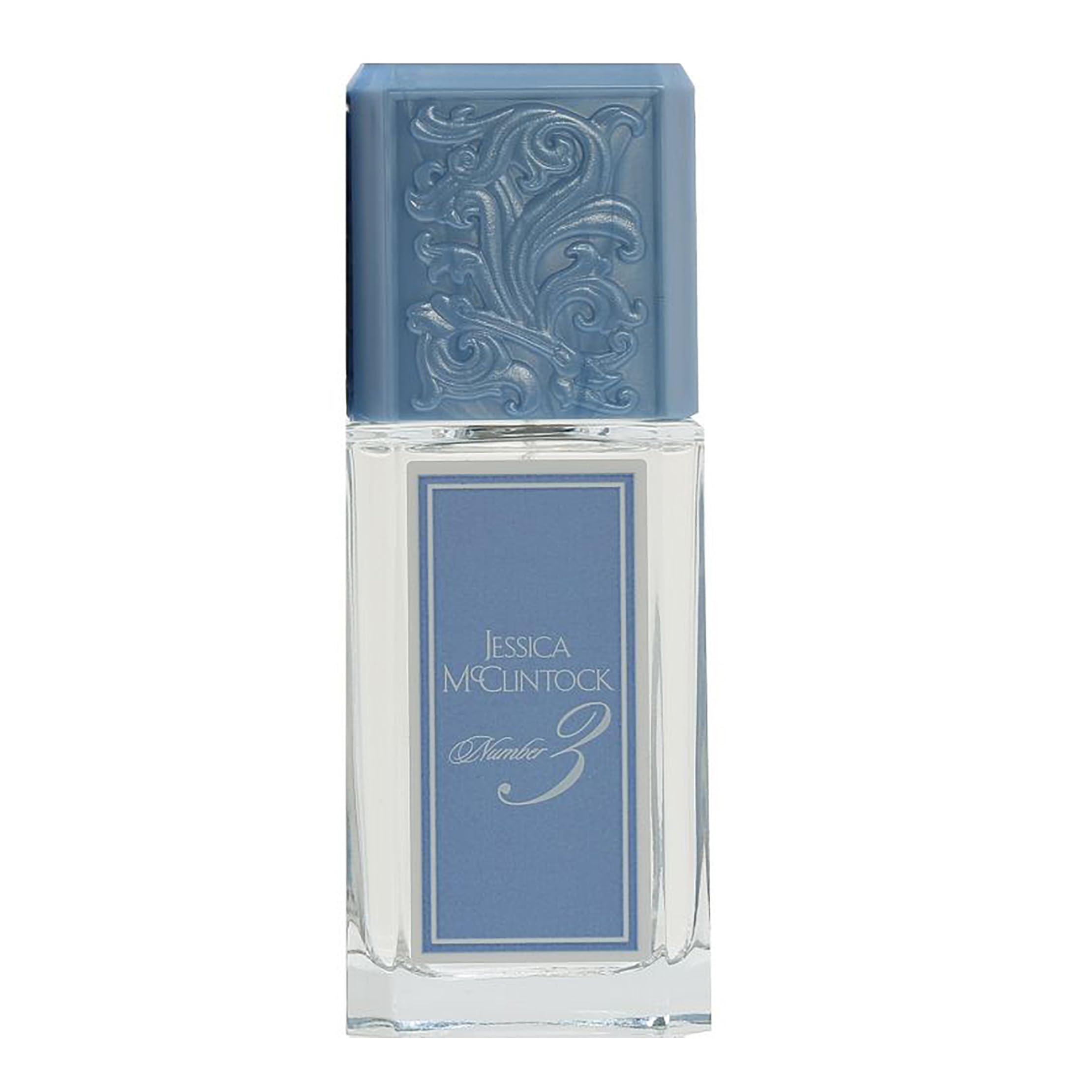 Jessica McClintock Numero Tres EDP muestra notas superiores suaves para uso diario.