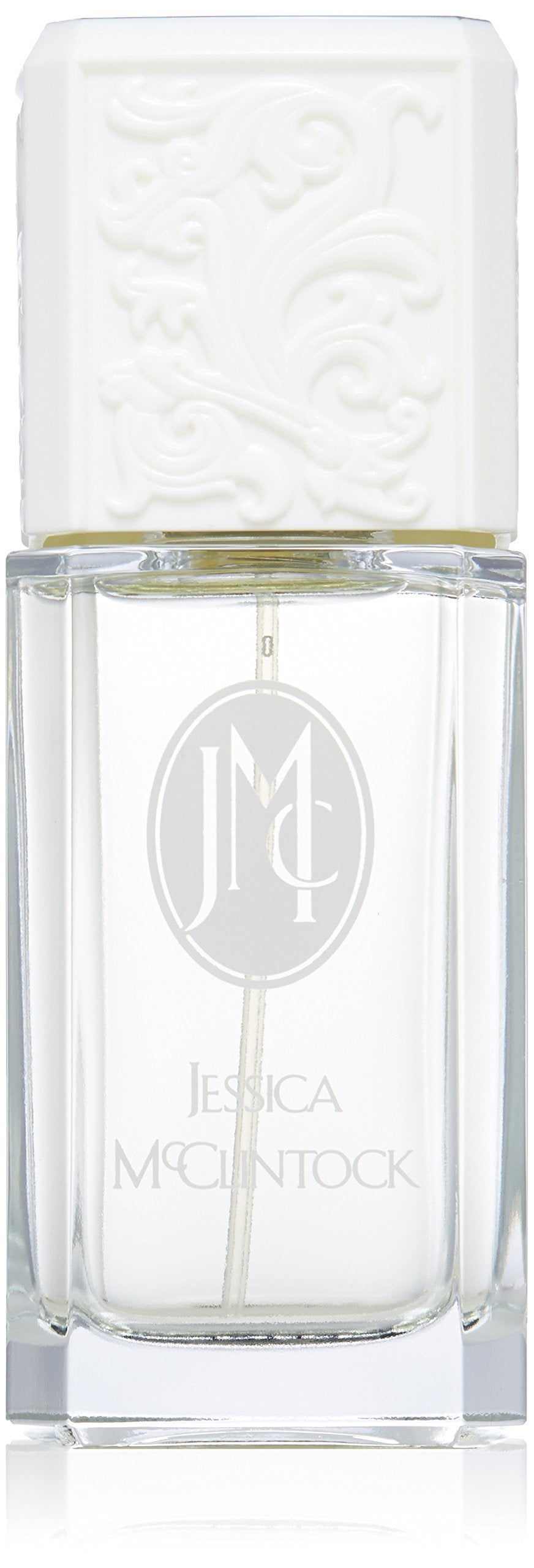 Jessica McClintock: frasco de perfume, aroma delicado para momentos especiales.