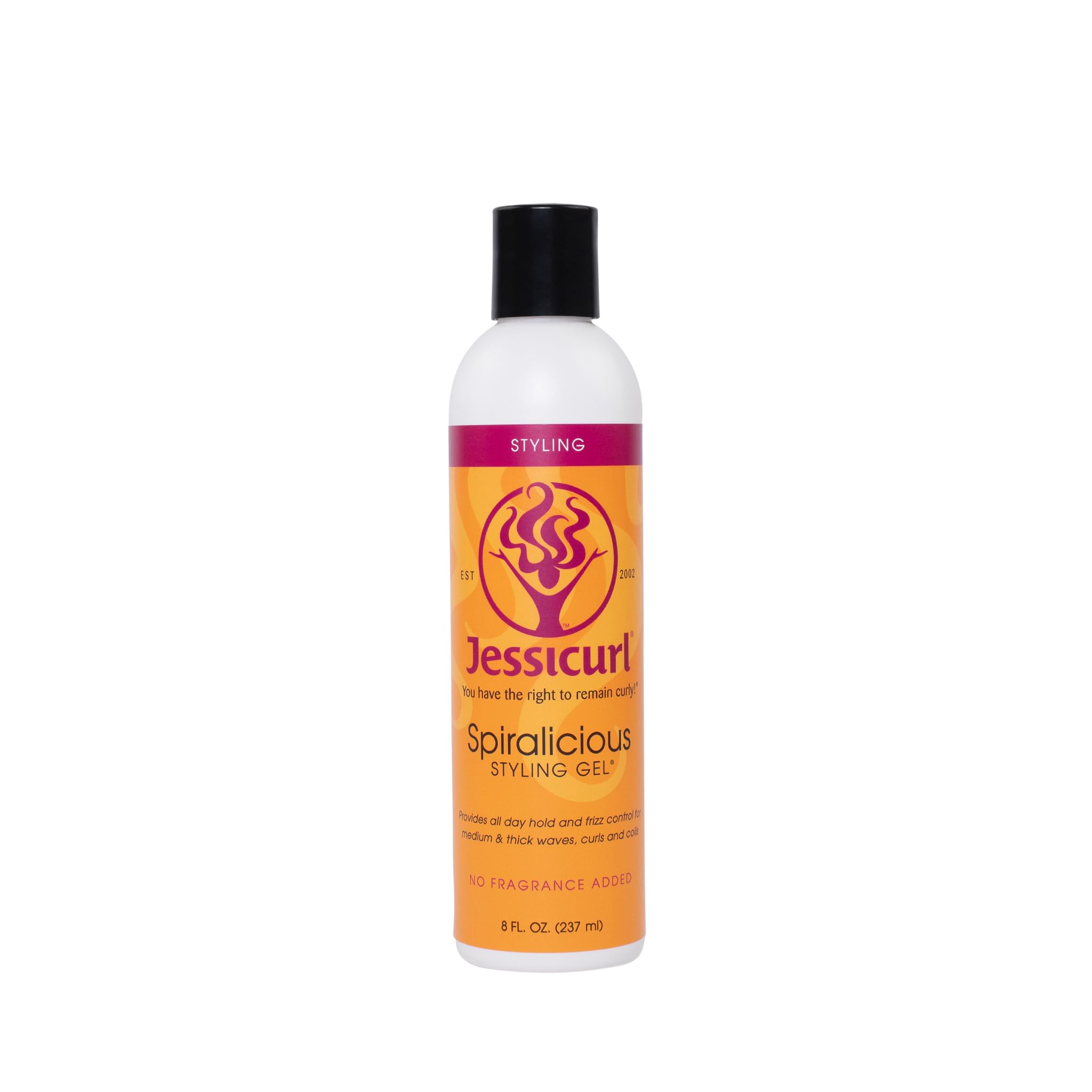 Jessicurl Spiralicious Gel: bote para definir rizos y controlar el encrespamiento.