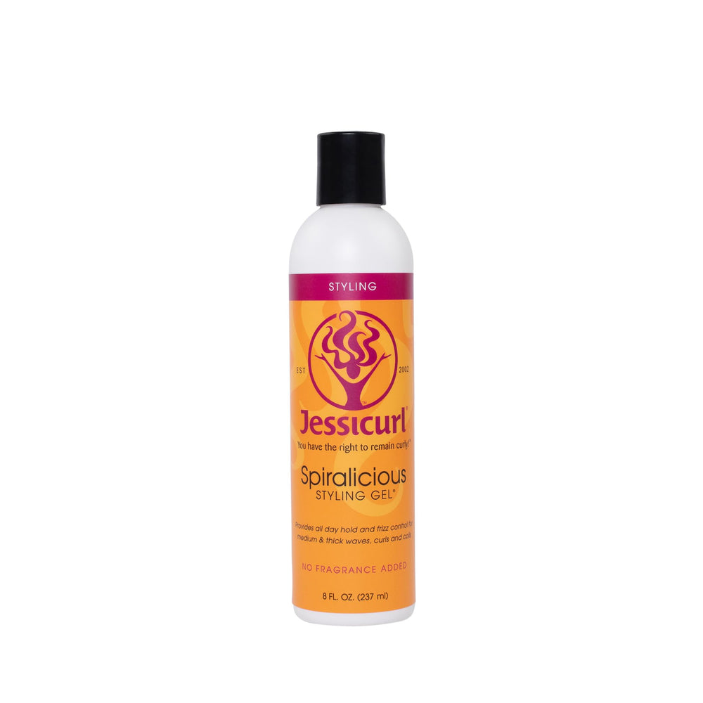 Jessicurl Spiralicious Gel: bote para definir rizos y controlar el encrespamiento.
