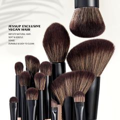 Brocha Jessup para corrector: doble punta para corrección precisa.