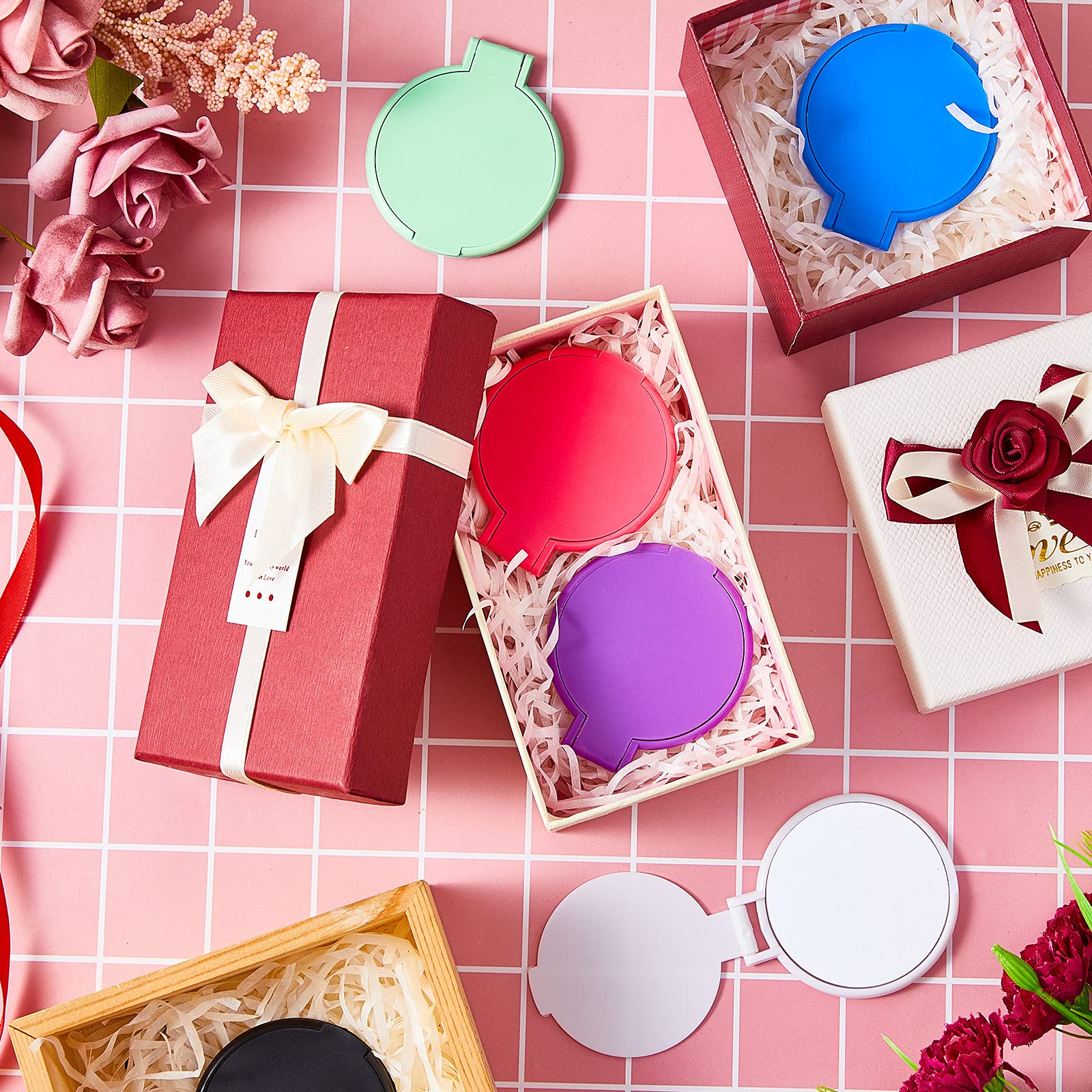 Jetec espejo de 6 colores, regalo perfecto para amigas y familiares