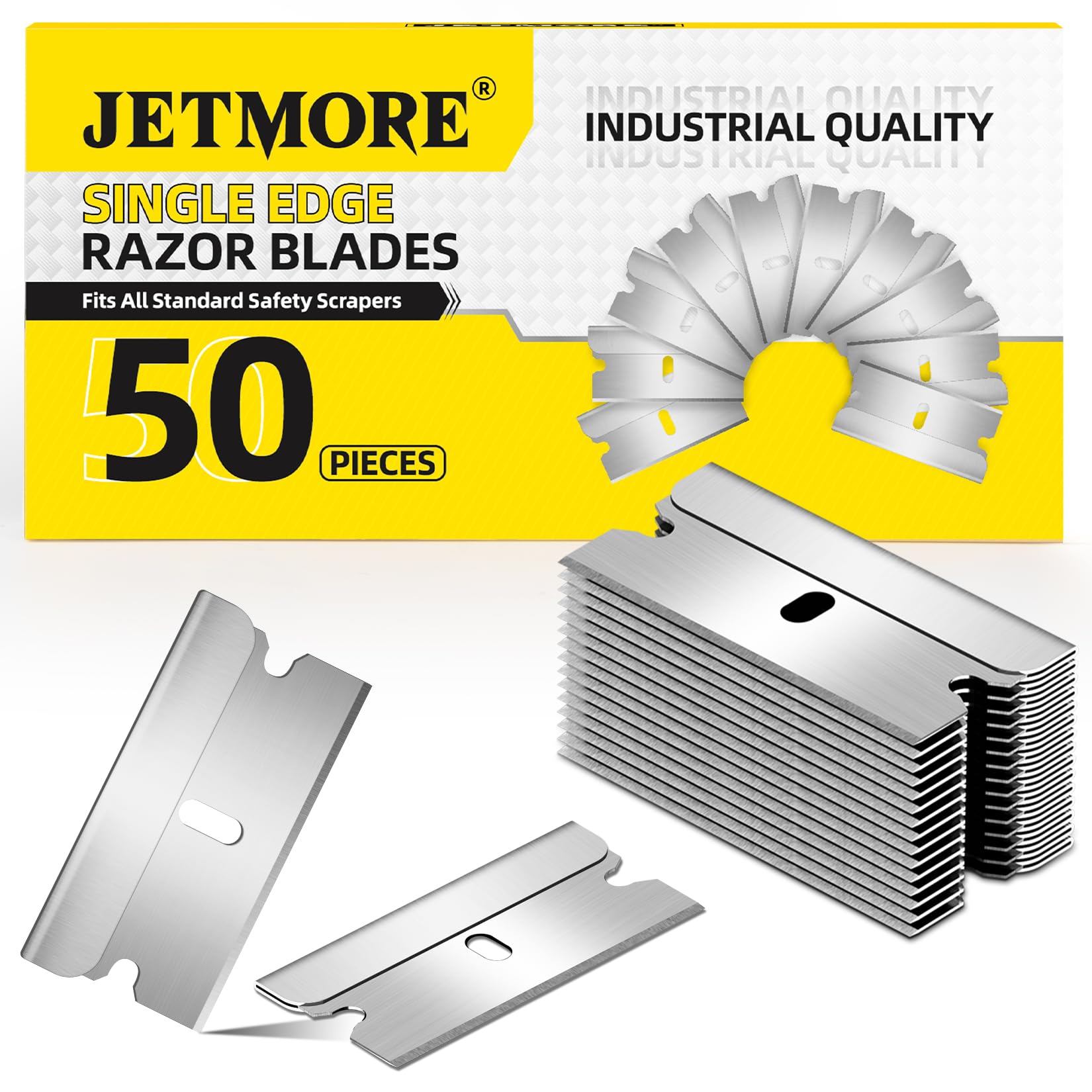 Jetmore hojas cutter borde unico para corte limpio en pegamento