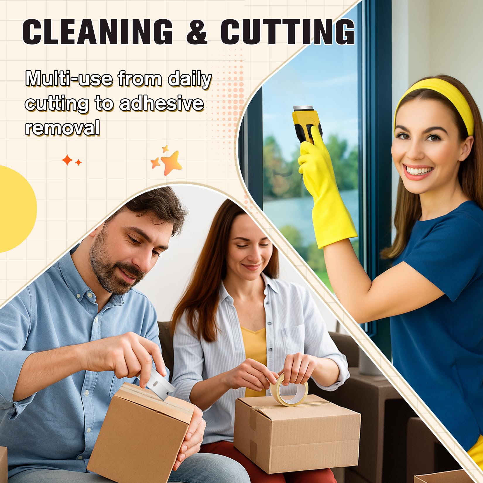 Jetmore hojas cutter compatibles con raspadores estandar para bricolaje
