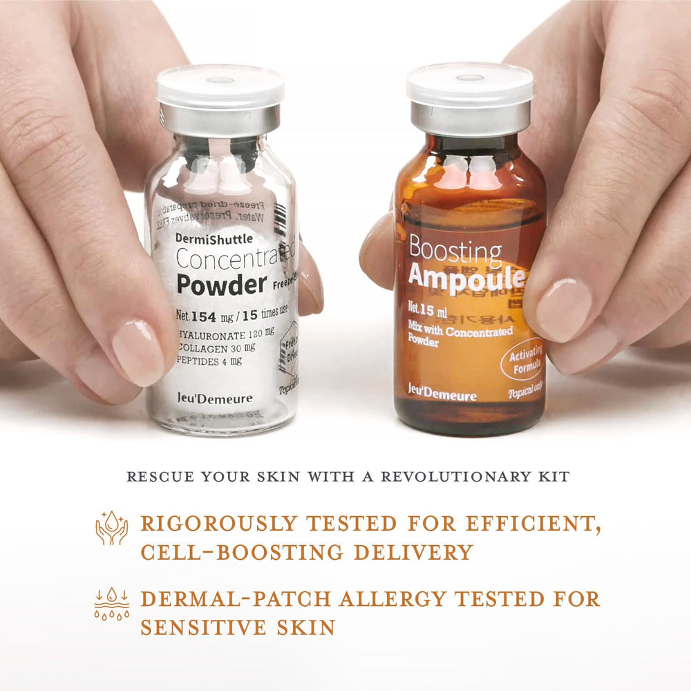 JEU'DEMEURE DermiShuttle desarrollado por dermatólogos para cuidado en casa.