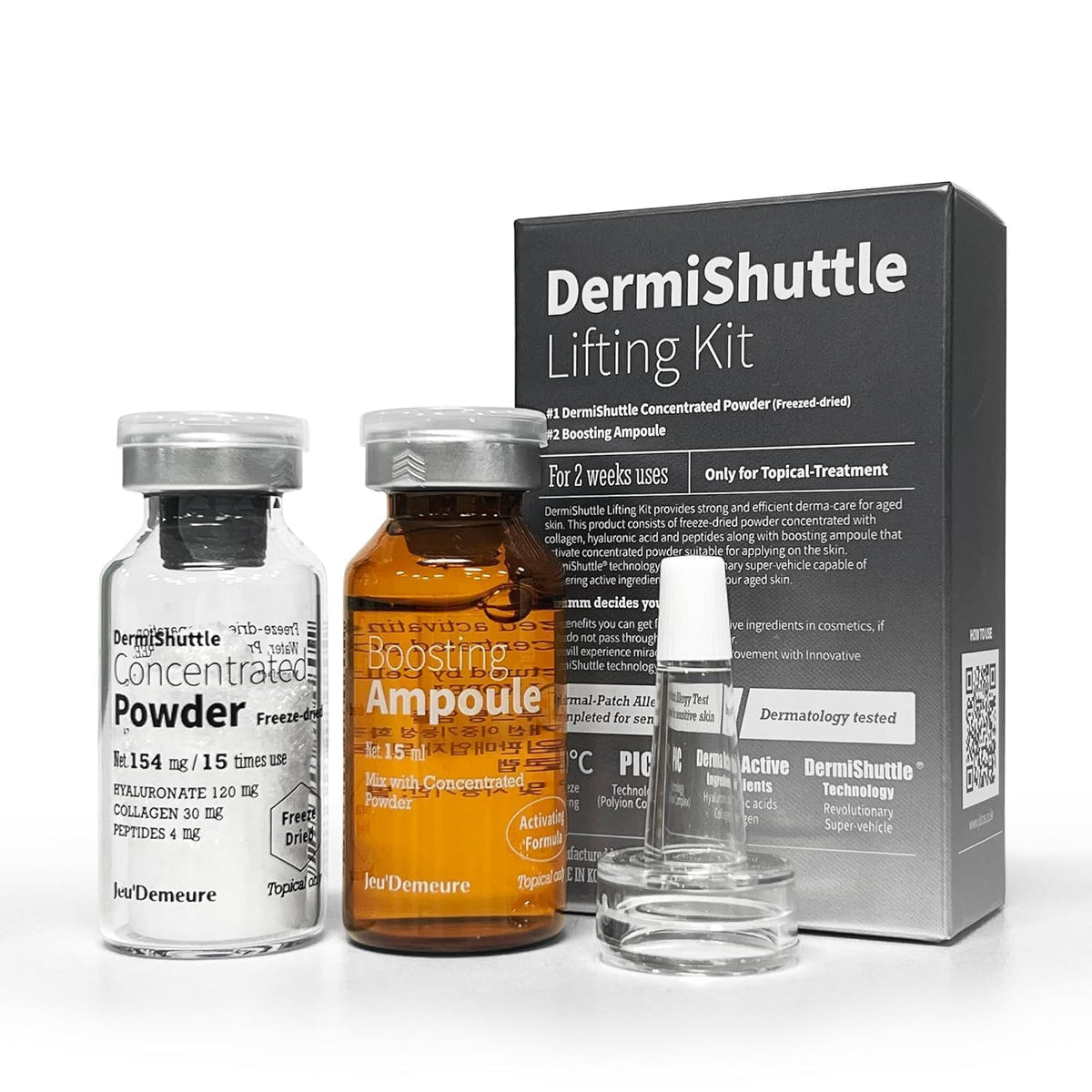 JEU'DEMEURE DermiShuttle kit levantamiento de la piel para apariencia más firme.