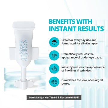 Jeunesse Instantly Ageless – soins visage et cou, routine tout-en-un pratique.