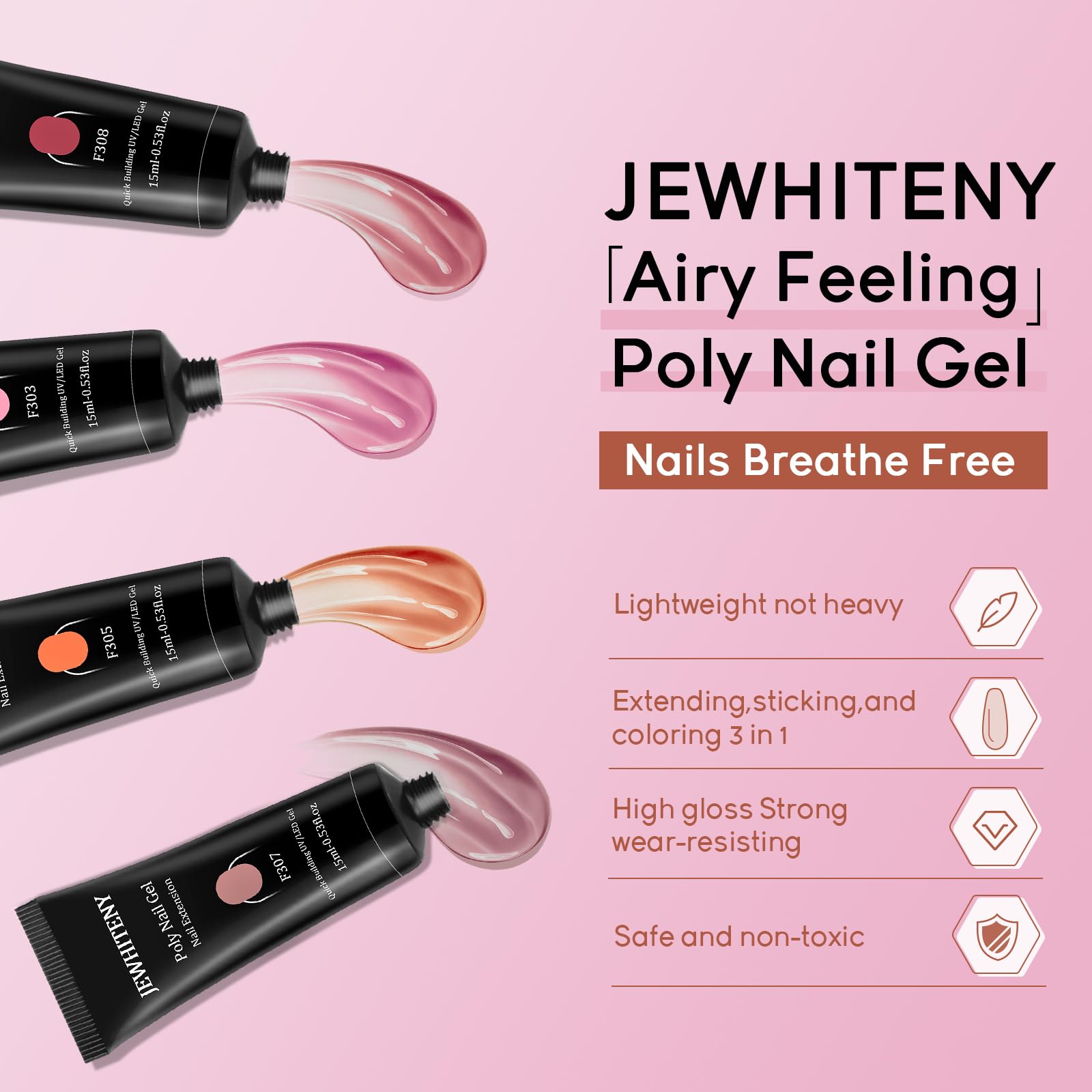 JEWHITENY accesorios de uñas para completar tu kit