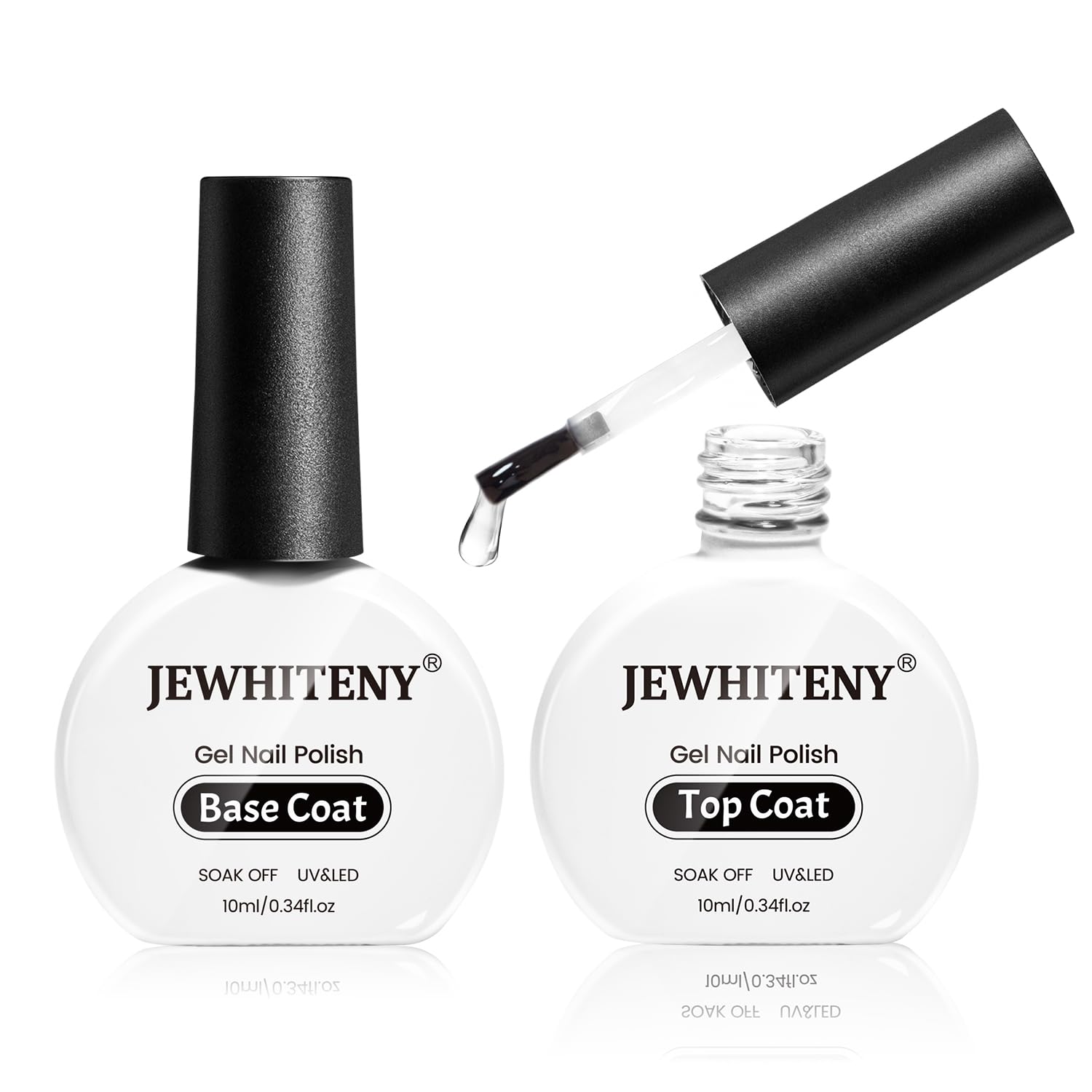 JEWHITENY capa-base 10ml: protege la uña y mejora la adherencia del color.