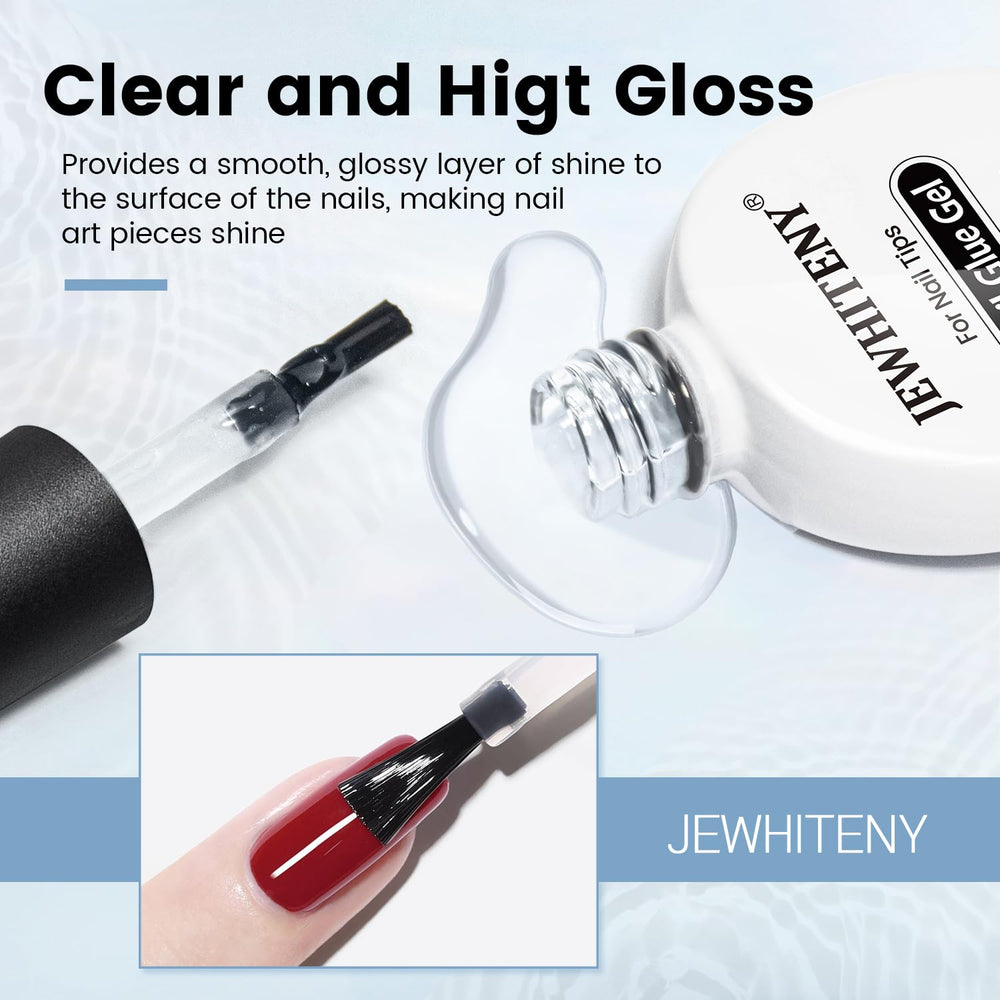 JEWHITENY ideal para uñas naturales y artificiales, mantiene el brillo entre retoques.