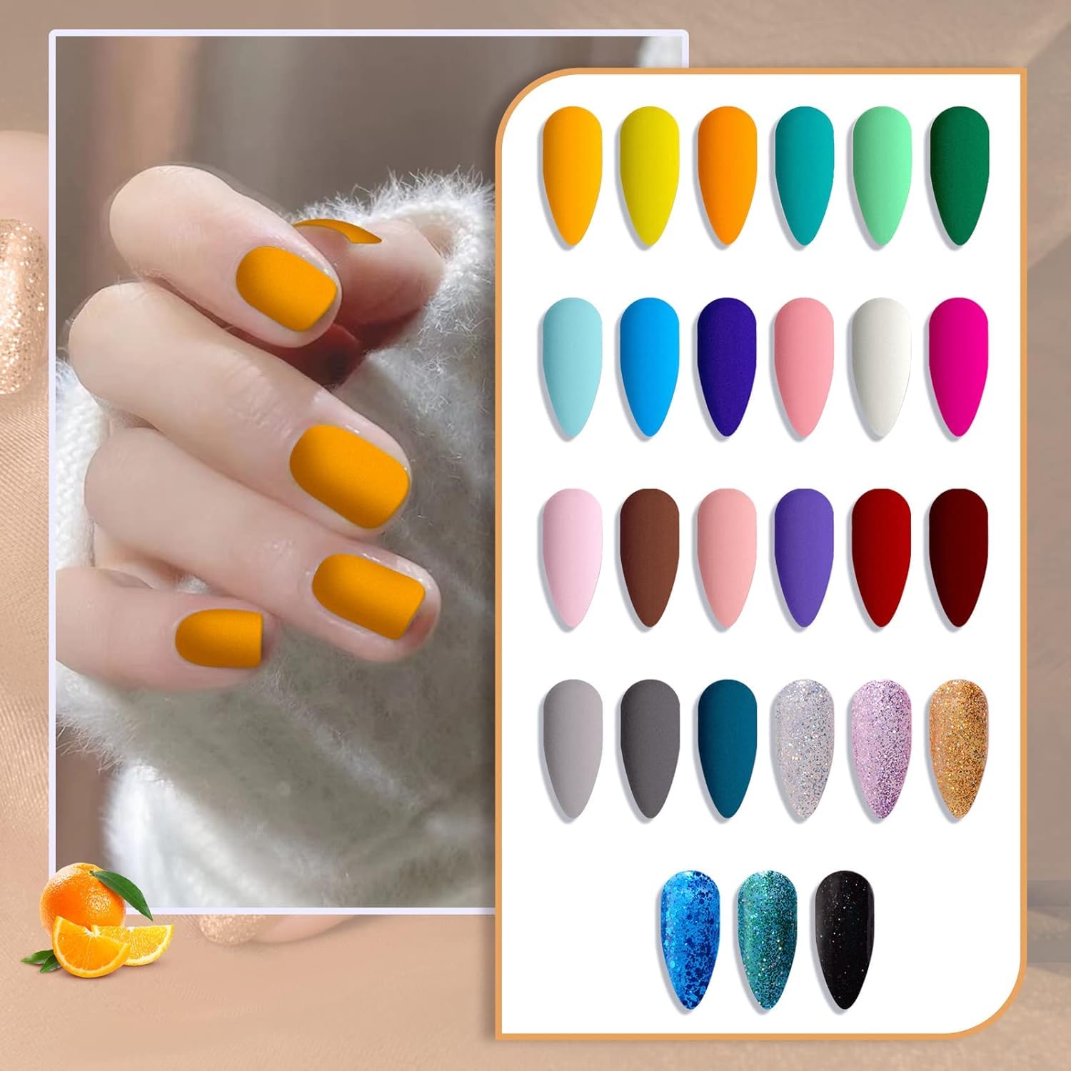 JEWHITENY esmalte gel con acabado brillo y mate para estilos variados.