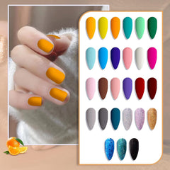 JEWHITENY esmalte gel con acabado brillo y mate para estilos variados.
