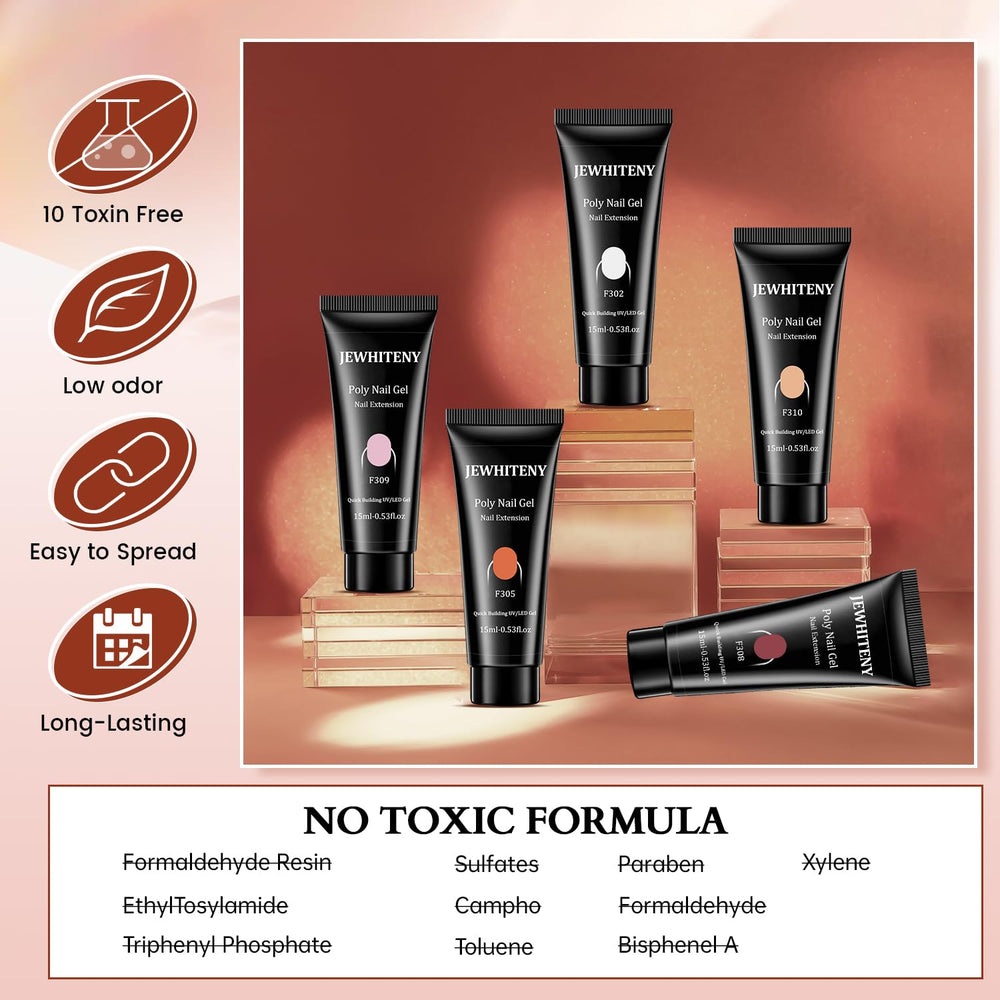 JEWHITENY-formas-duales: formas versátiles para extensiones naturales.