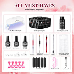 Geles poliméricos de 14 colores para uñas duraderas y brillo con JEWHITENY