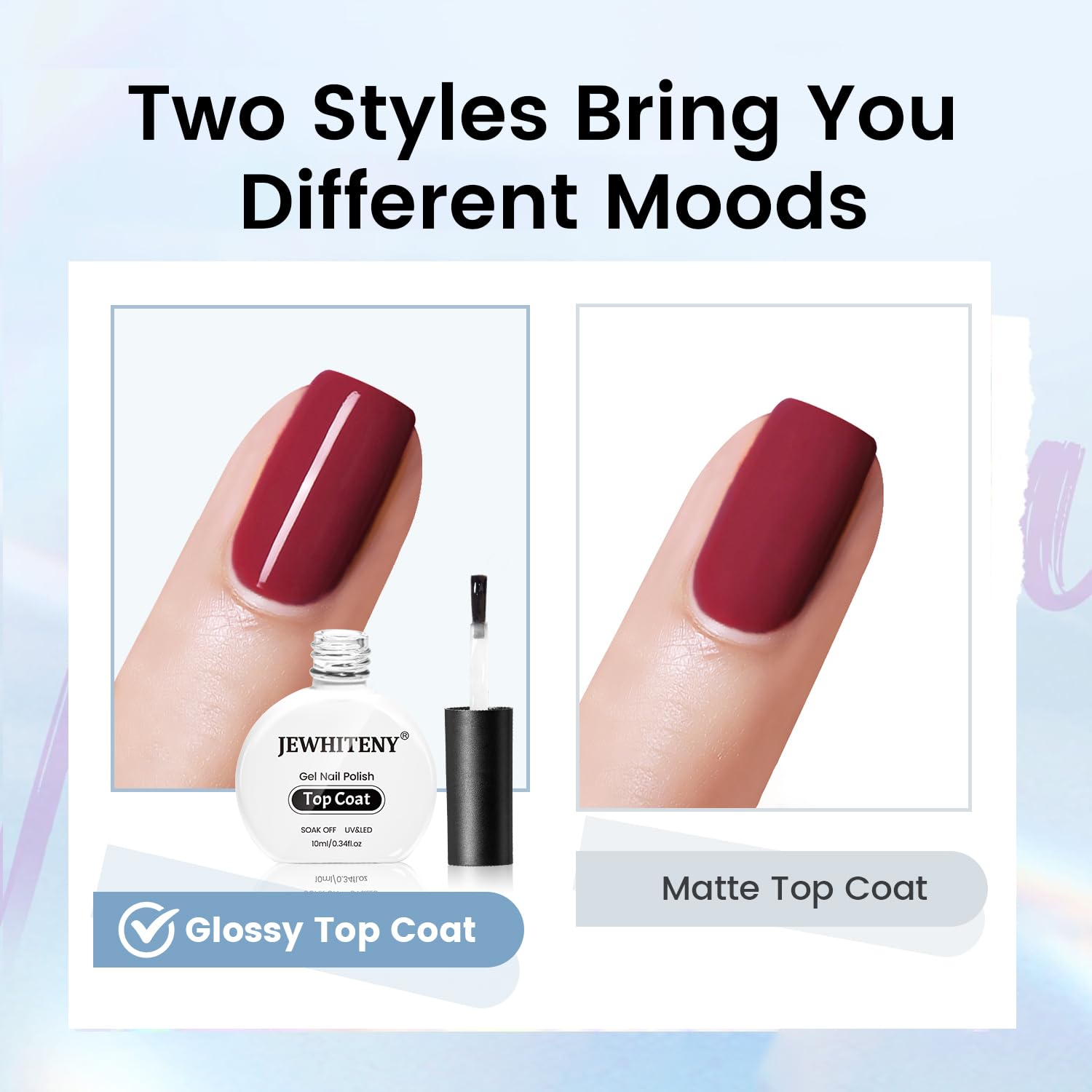 JEWHITENY compatible con geles de diversas marcas para arte de uñas.