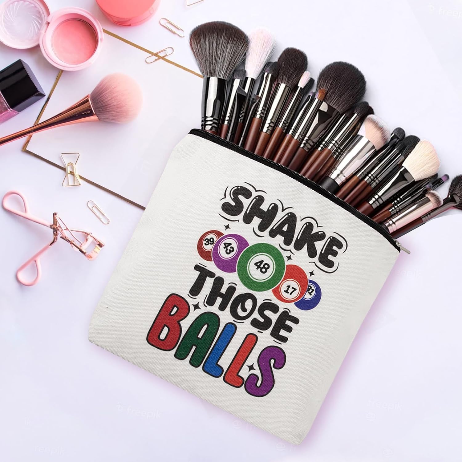 diseño de canvas resistente de JFEHBFL, bolsa para bingo