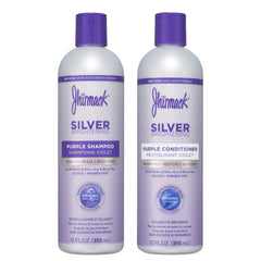 Jhirmack Plateado champú frente: realza tonos plateados con brillo saludable.