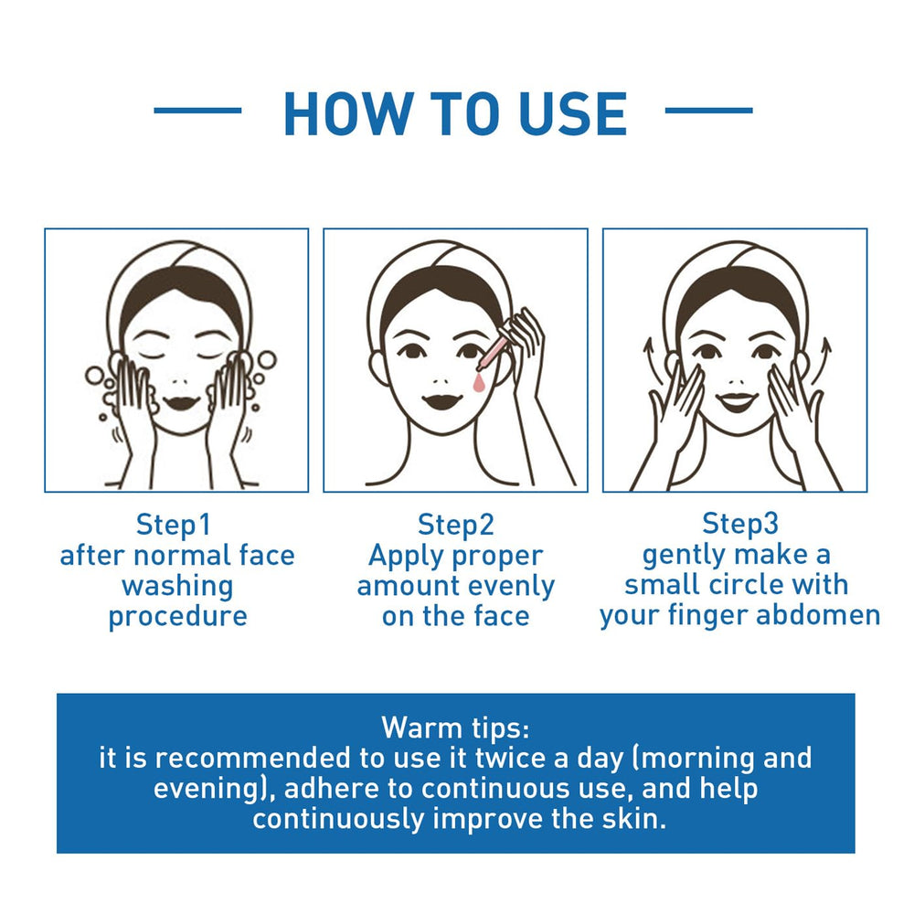 JHKED Serum facial B5, alivio suave para piel irritada.