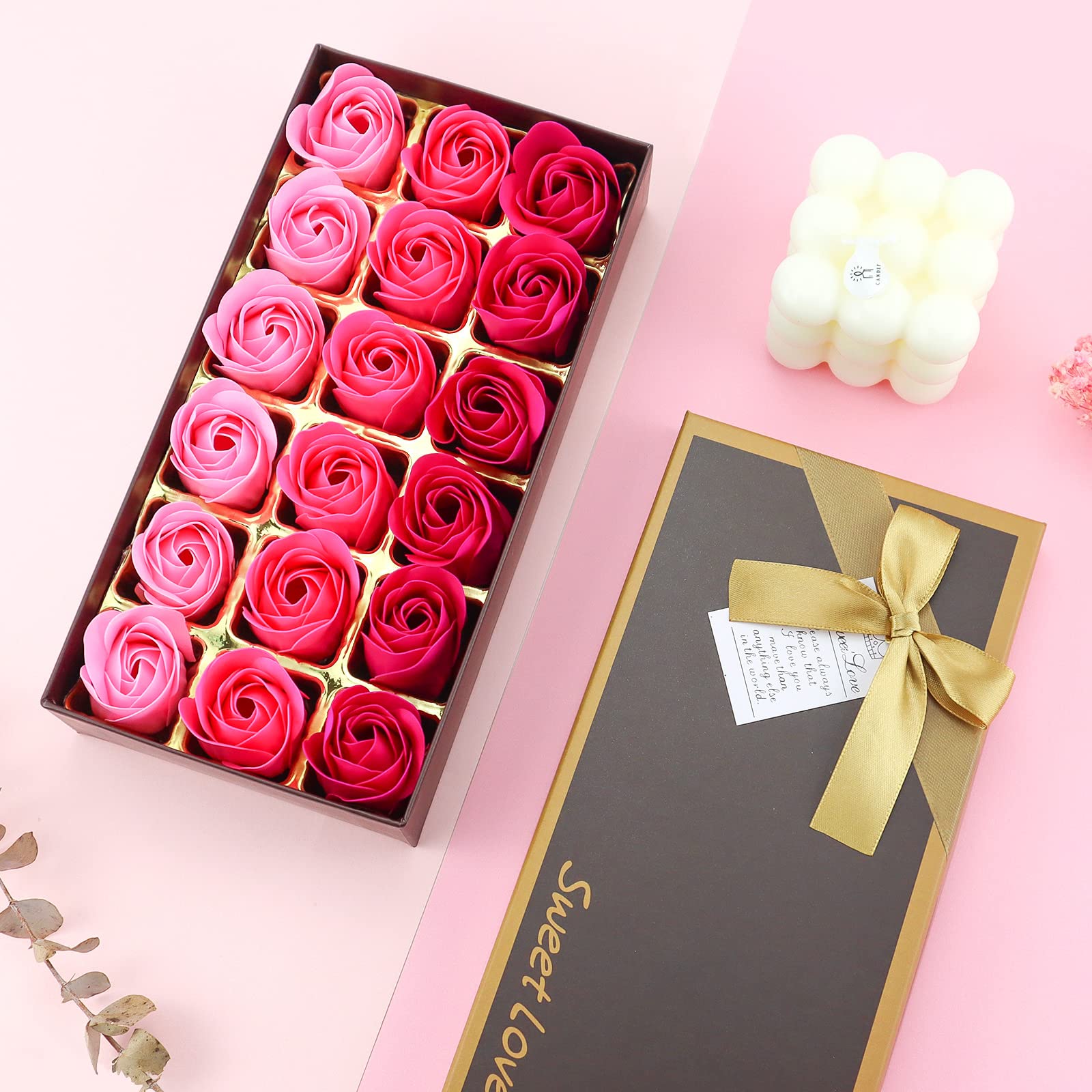 JIALEEY regalo ideal con rosas de jabón para sorprender sin alergias.