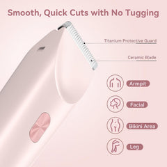 Trimmer Jianeil IPX7 impermeable para uso rápido bajo la ducha.