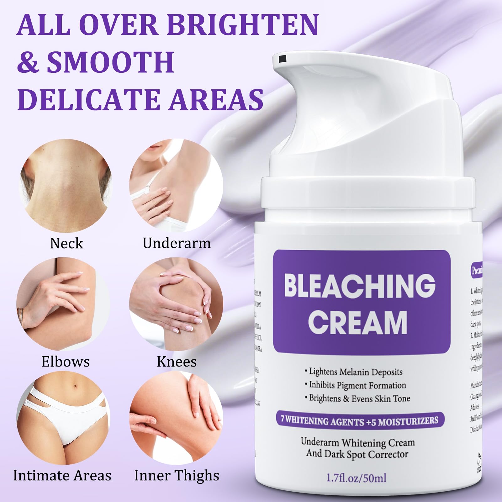 JIANLANPTT crema codos y rodillas, foco textura ligera, absorción rápida.