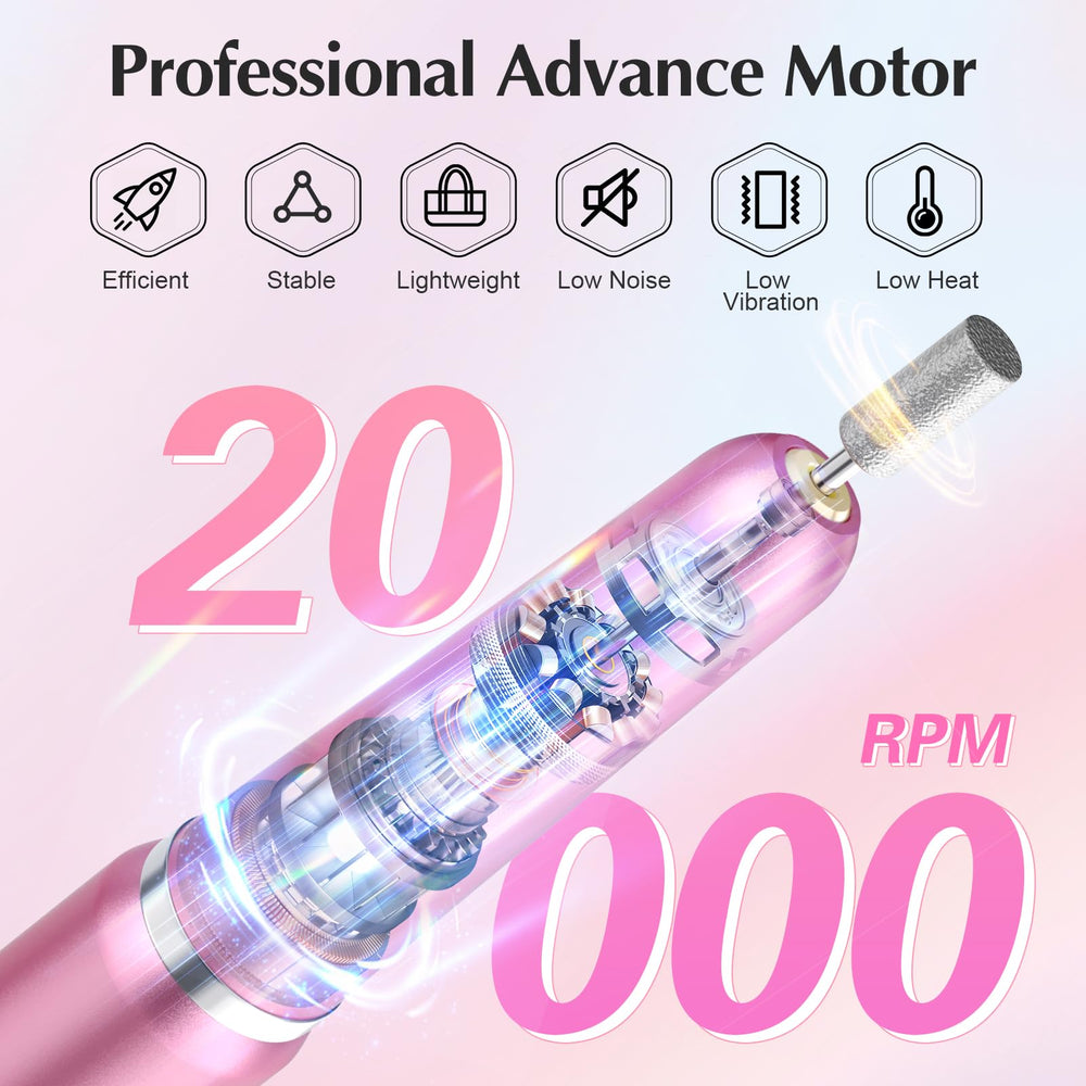 JIASHENG velocidad ajustable 0-20000rpm para uñas con precisión.