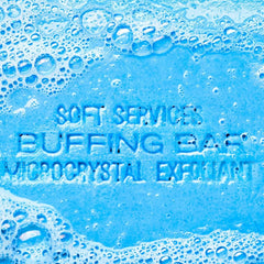 JIGME CALA SOFT.SERVICESS barra exfoliante en la ducha exfoliando suavemente.