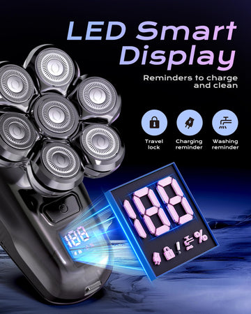 JIJ pantalla LED muestra batería y estado para mayor confianza.