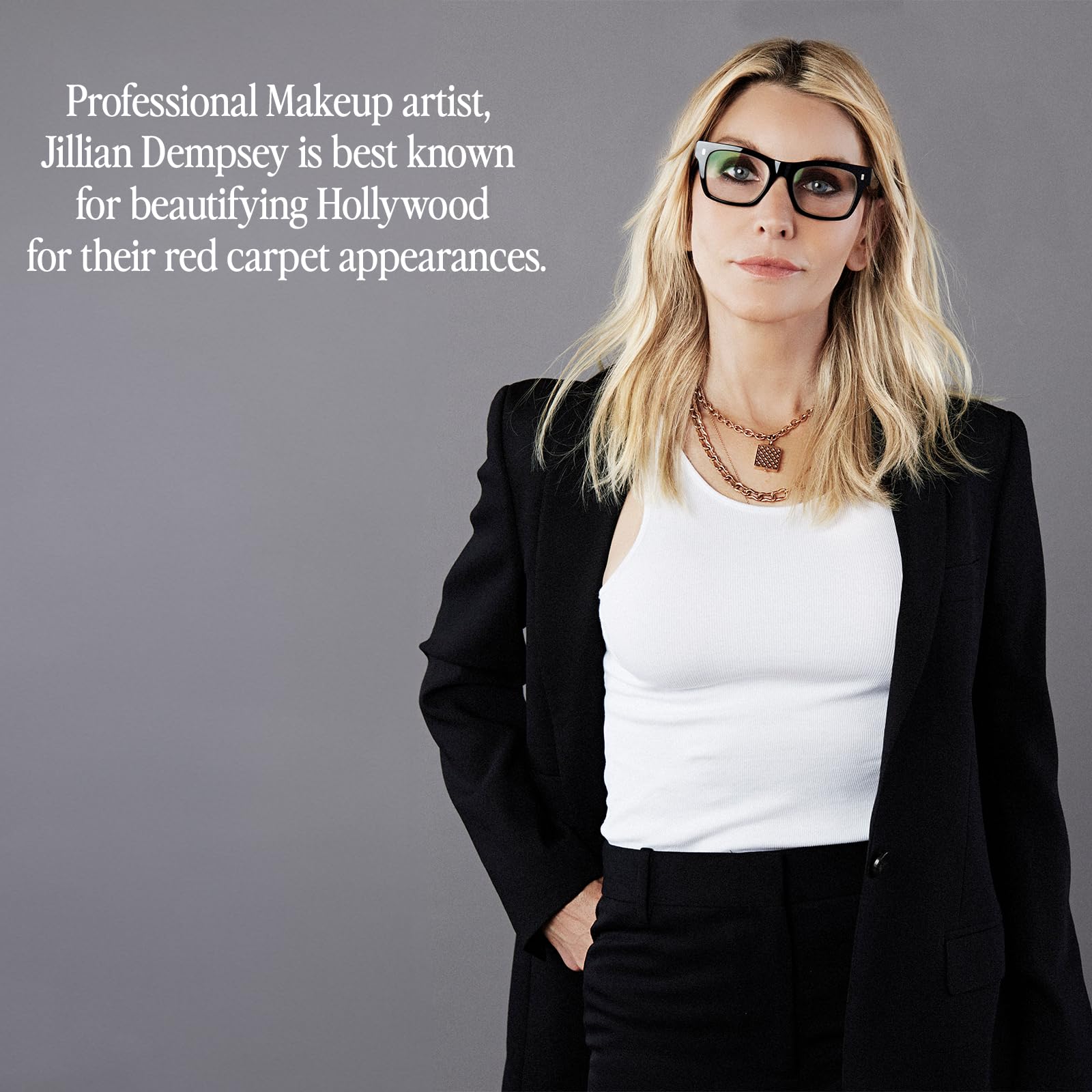 Masques yeux Jillian Dempsey effet rafraîchissant après application
