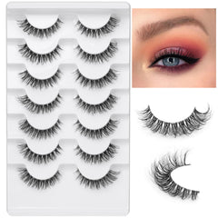 Banda transparente de JIMIRE Demi-wispies para un maquillaje limpio sin interferencias.